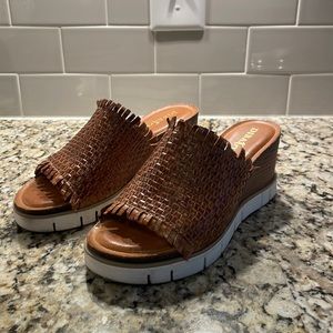 Leather Wedges VVGUC Size 7.5